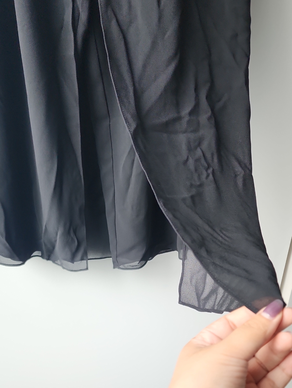 Vintage Eveningweare Sheer Panel Wide Leg Elastic Waist Pants - Picture 2 of 7